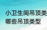 小卫生间吊顶类型有哪些 小卫生间有哪些吊顶类型